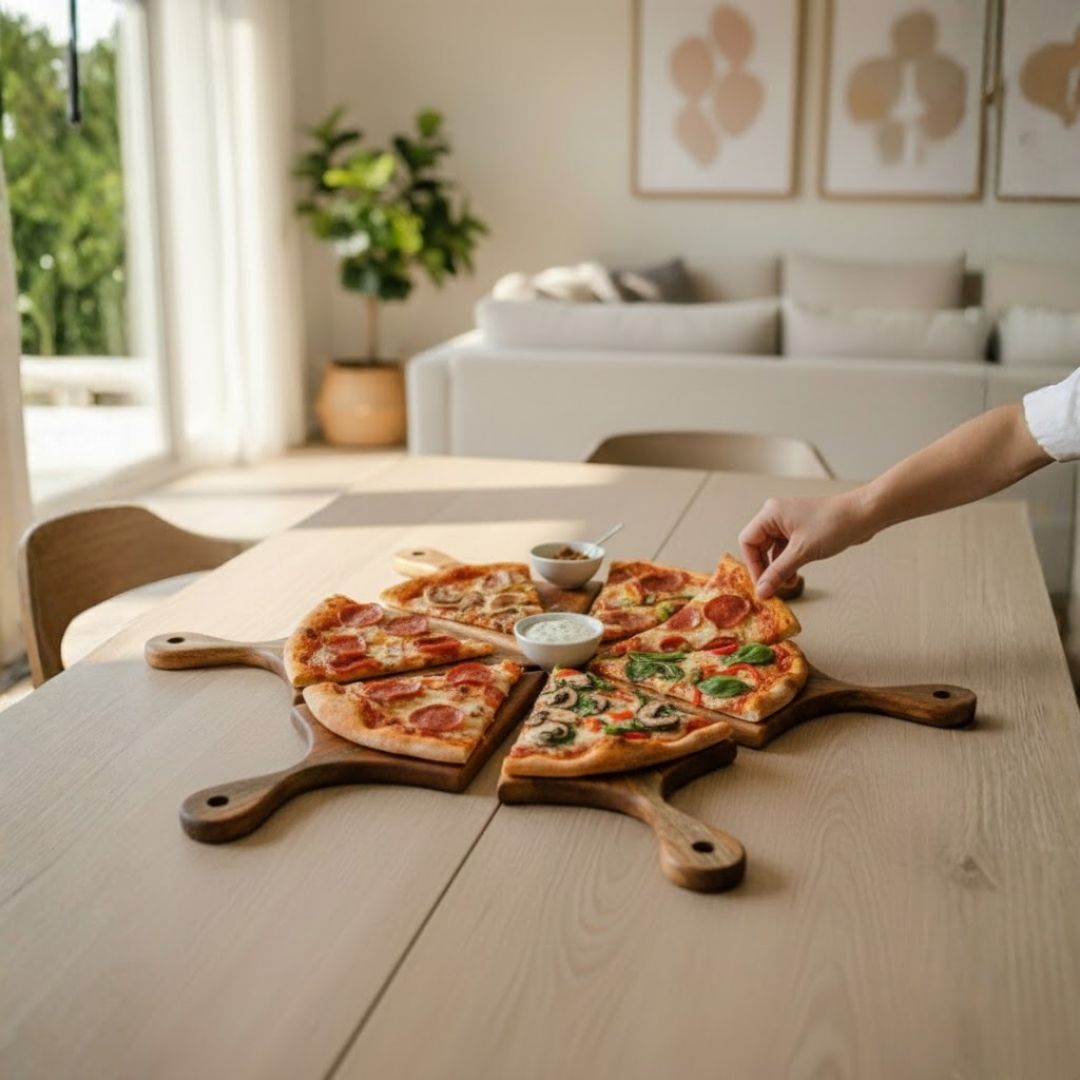 Pie Platter Set of Six - Rustic Dining Essentials